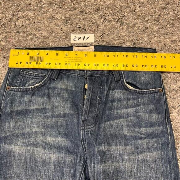 Current Elliot Jeans Womens Size 25 Button Fly Straight Leg Denim - Picture 7 of 9